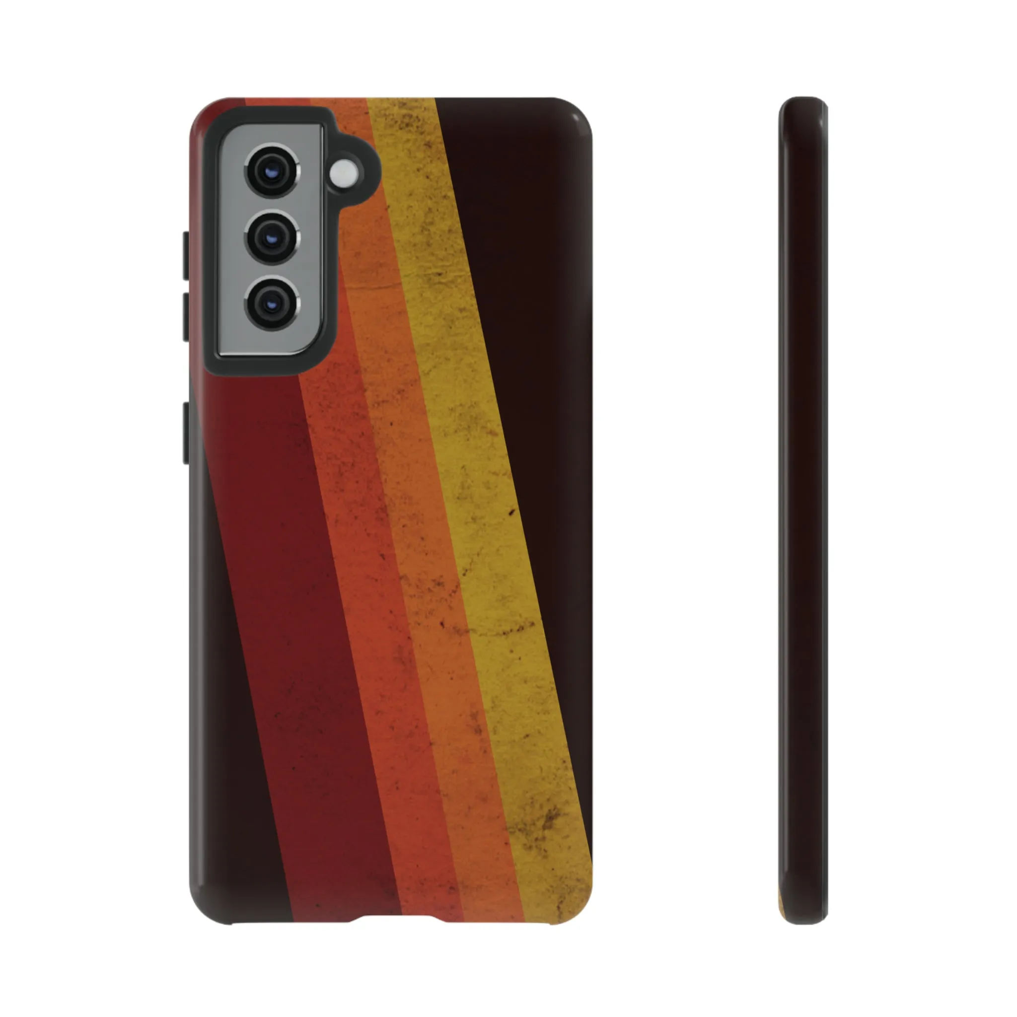 Retro Line Pattern Tough Phone Cases