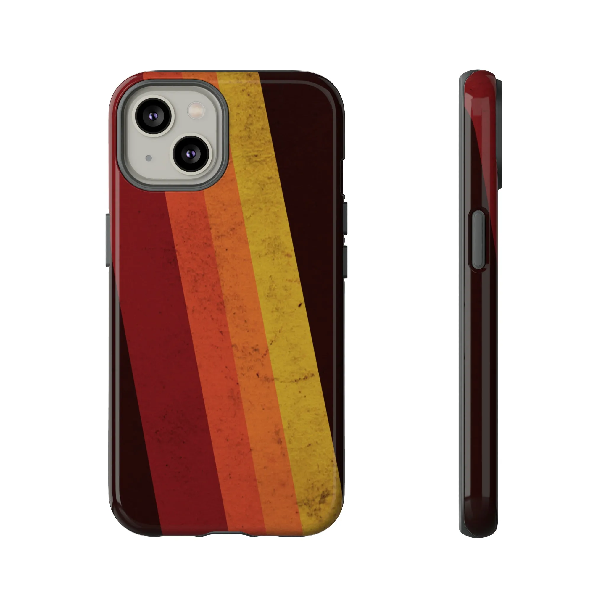 Retro Line Pattern Tough Phone Cases
