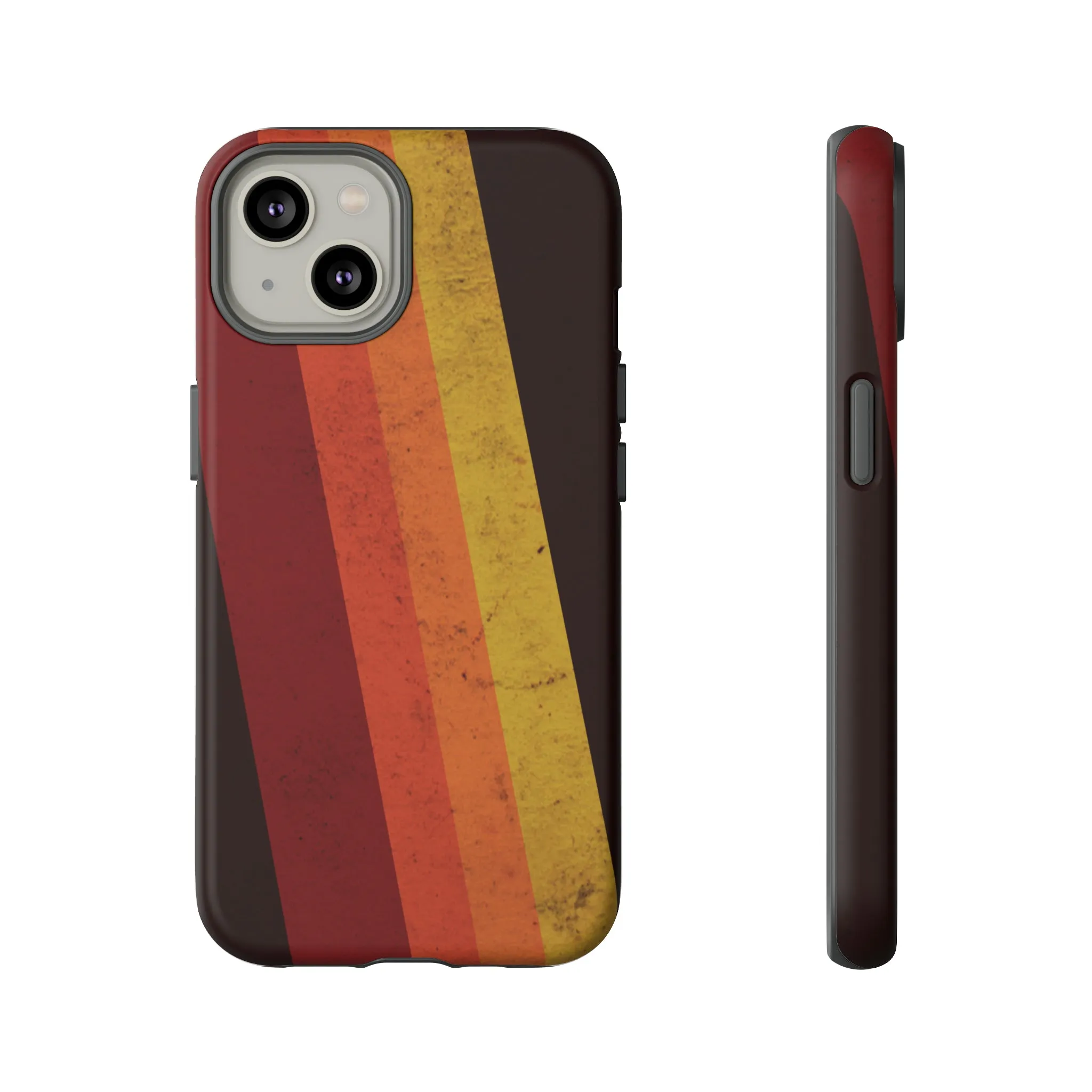 Retro Line Pattern Tough Phone Cases