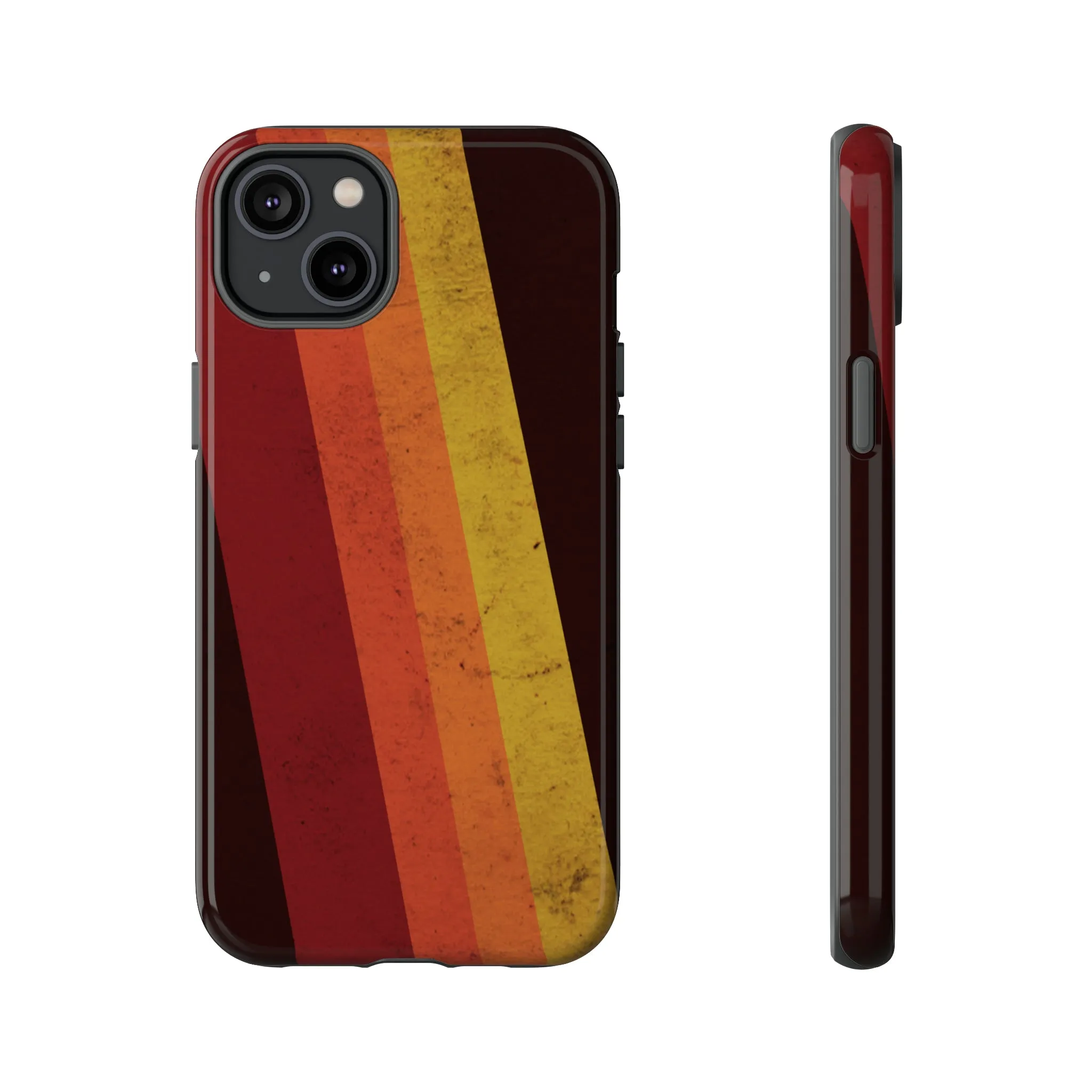 Retro Line Pattern Tough Phone Cases