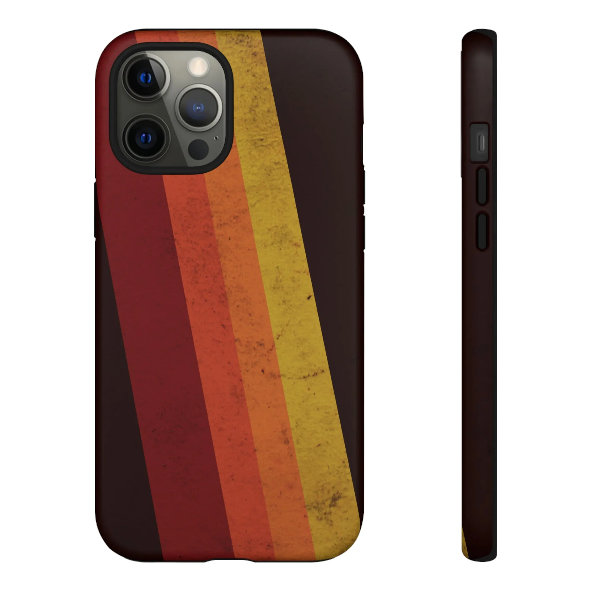 Retro Line Pattern Tough Phone Cases