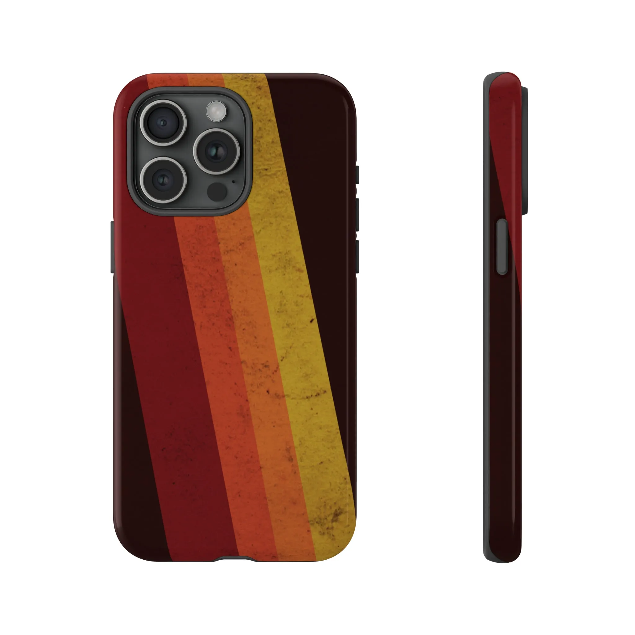 Retro Line Pattern Tough Phone Cases