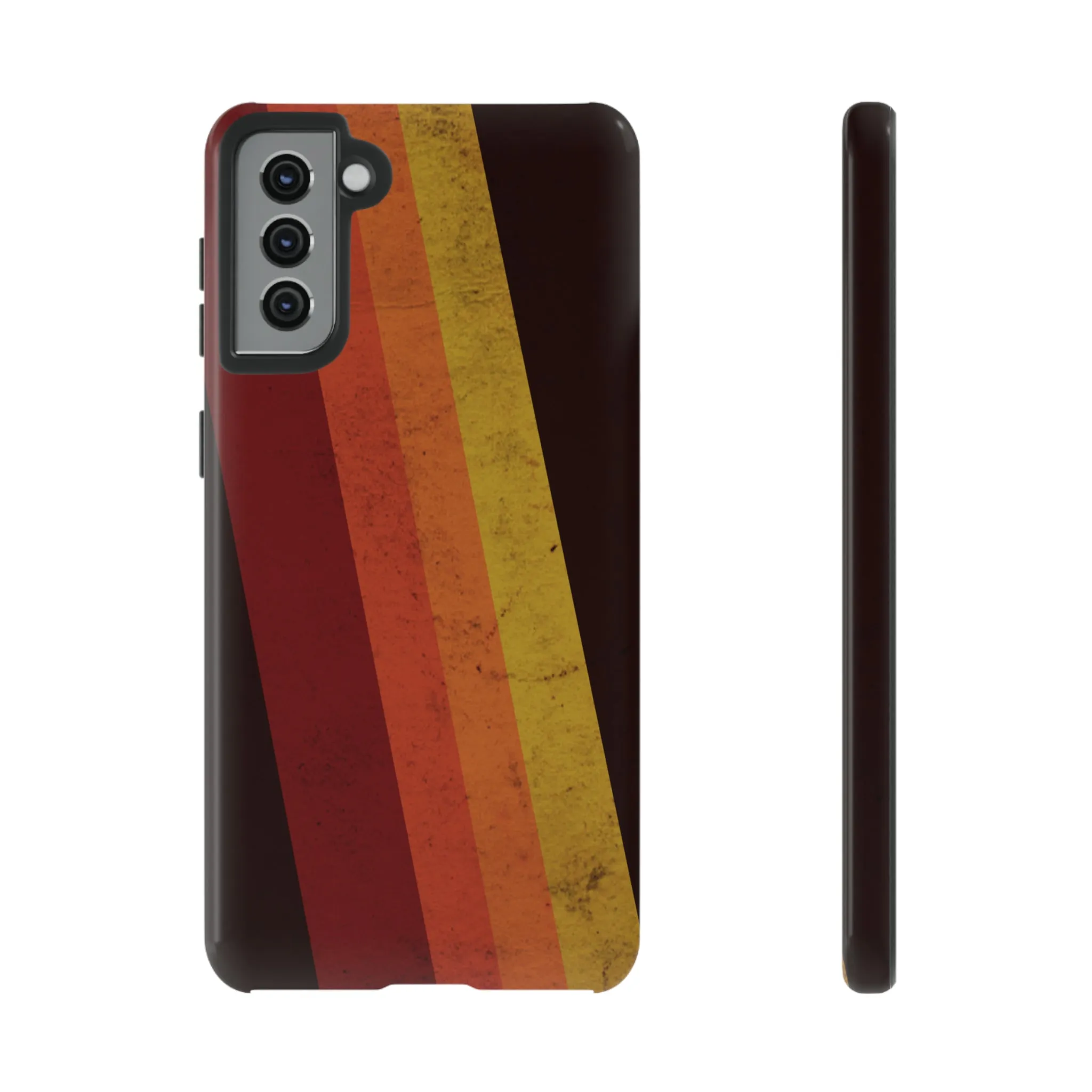 Retro Line Pattern Tough Phone Cases