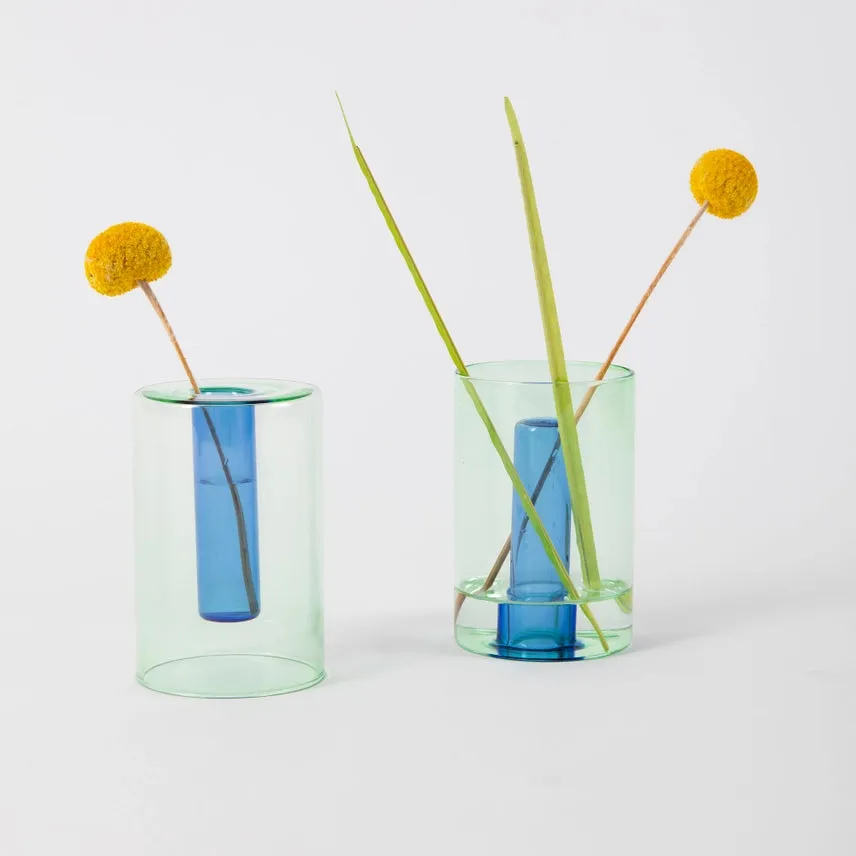 Reversible Glass Vase