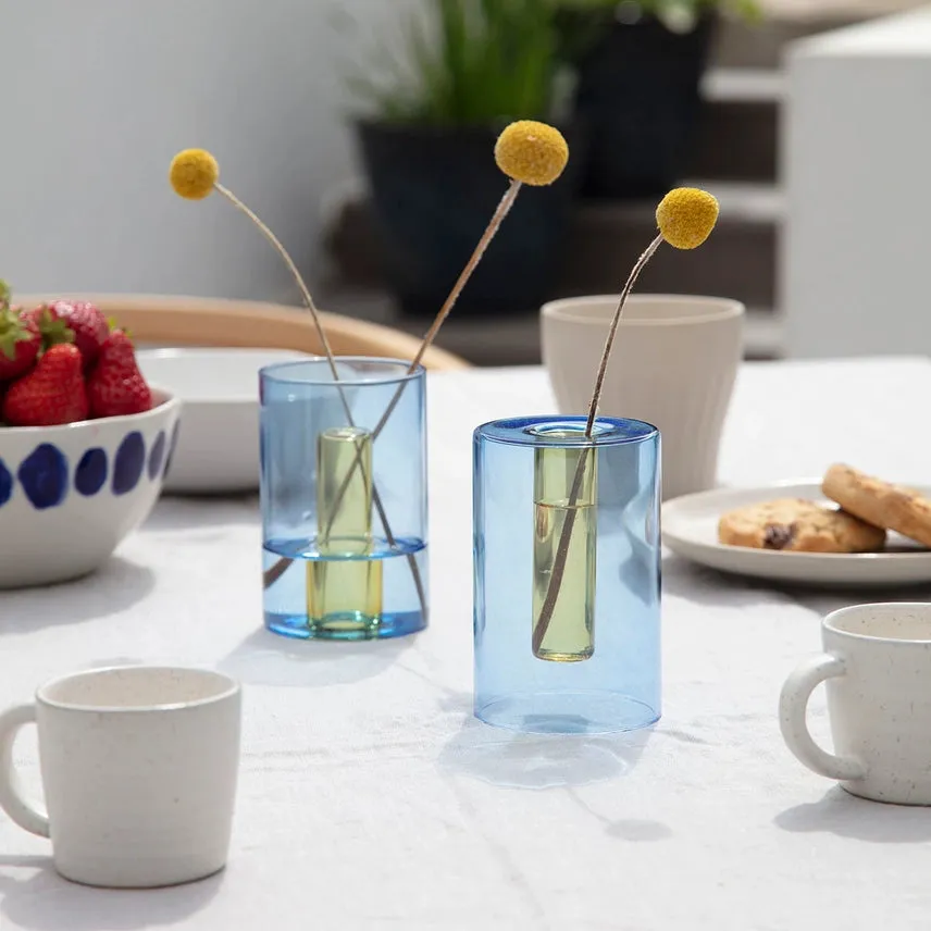 Reversible Glass Vase