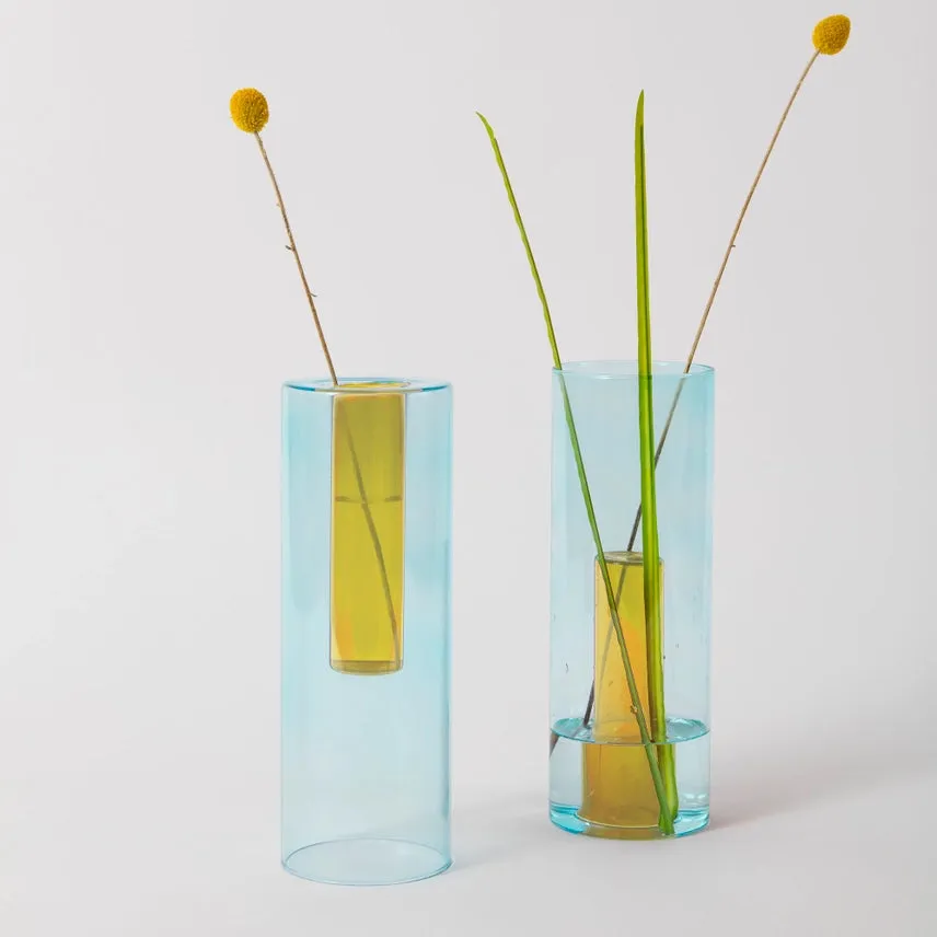 Reversible Glass Vase