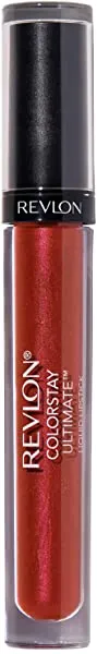 REVLON ColorStay Ultimate Liquid Lipstick, Satin-Finish Longwear Full Coverage Lip Color, Top Tomato (050), 0.07 oz