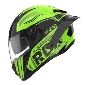 RIDEX Titanium  RDX Glossy Helmet