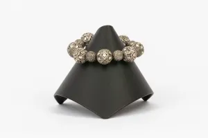 Rose Cut and Pave Diamond All Around Bracelet