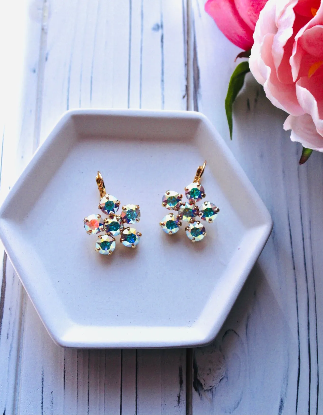 Rosie Aurora Flower Earrings