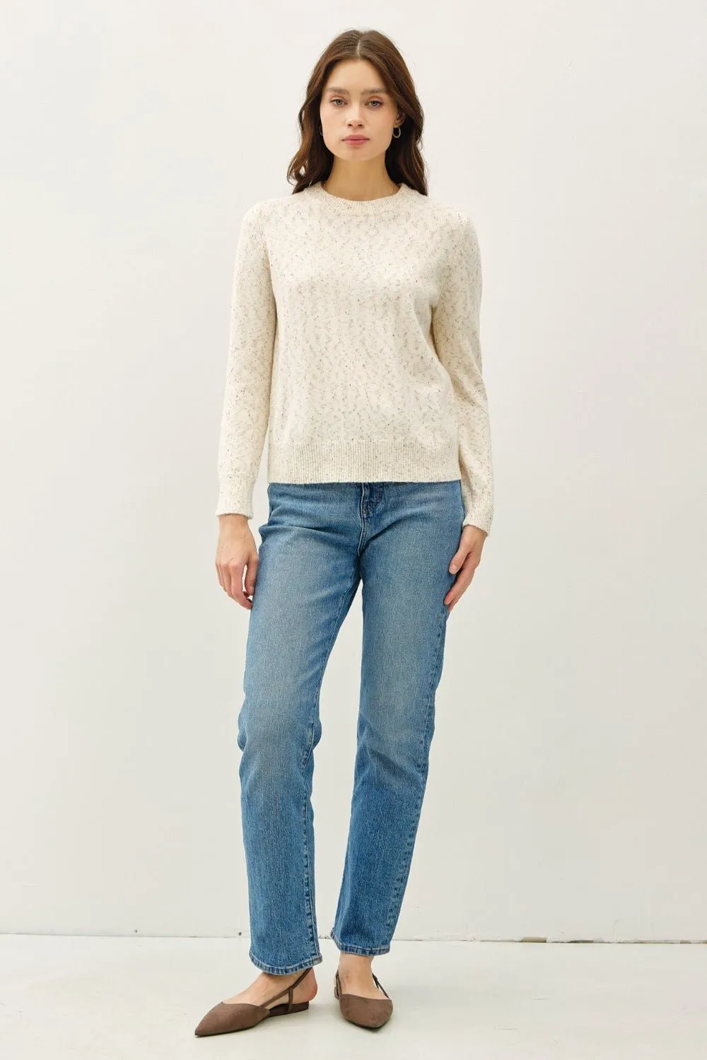 Round Neck Long Sleeve Sweater