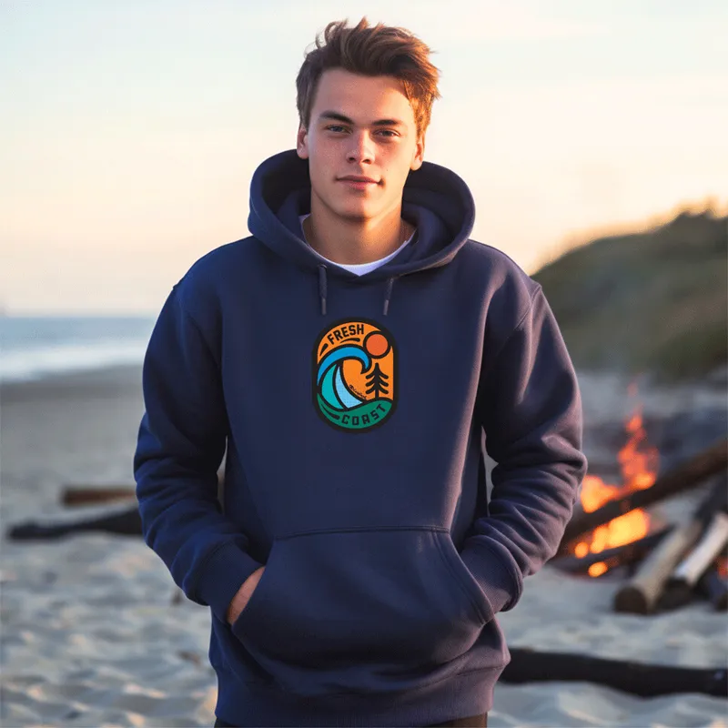 SALE "Living On The Fresh Coast" Men's Classic Hoodie