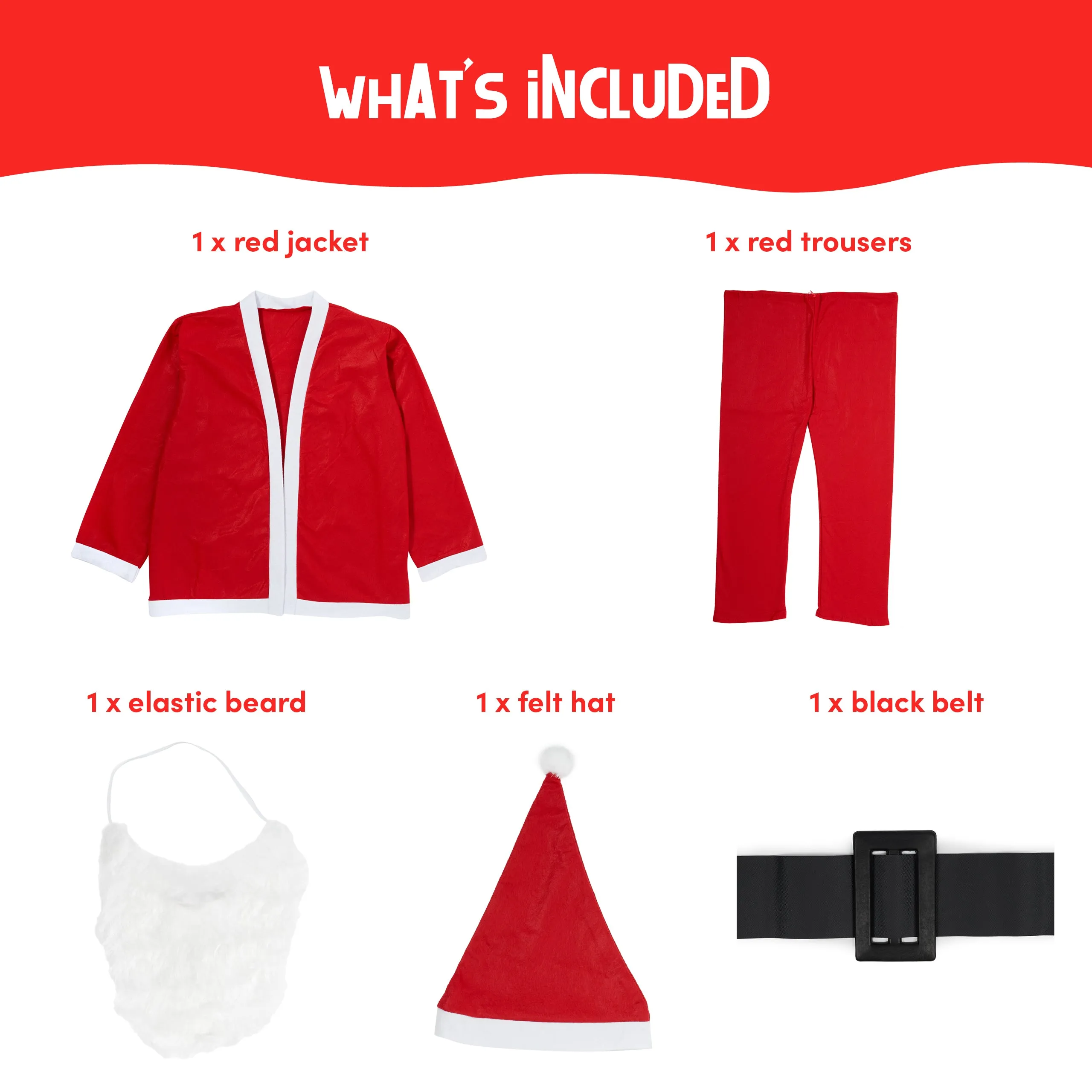 Santa Xmas Costume & Accessories