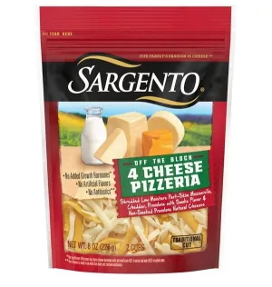 Sargento Chef 4 Cheese Pizzeria 8oz