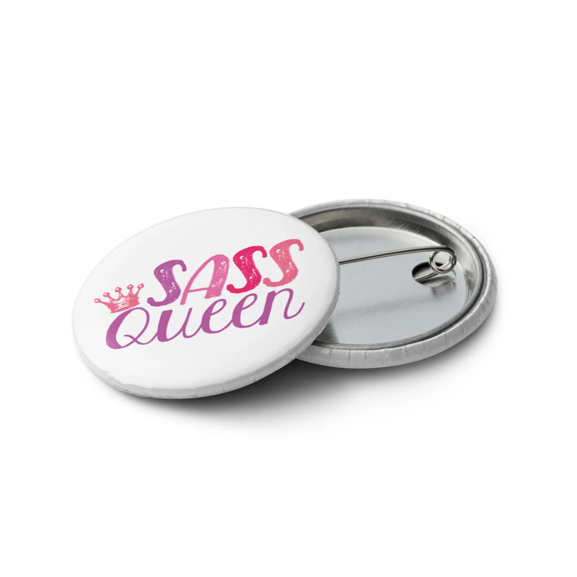 Sassy & Pink 5 Pin Buttons Set