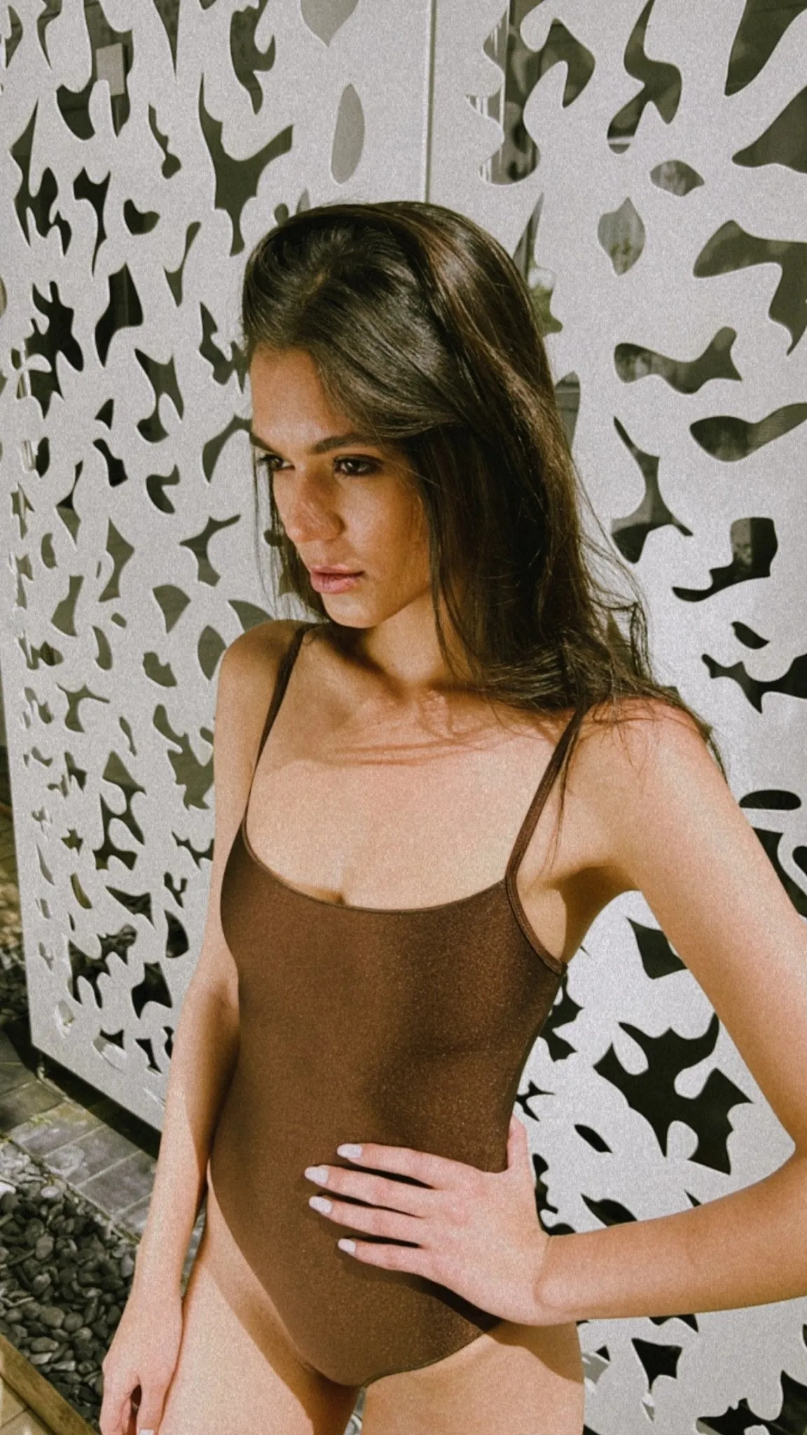 SHAHAF SHINY Dark Brown