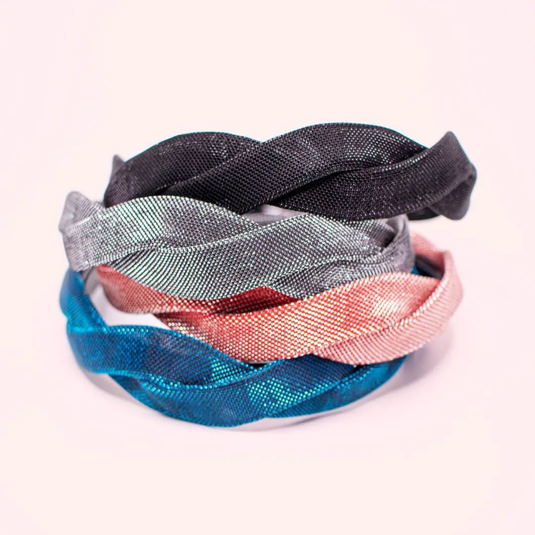 Shiny Braided Womens Hairbands | Model Astra