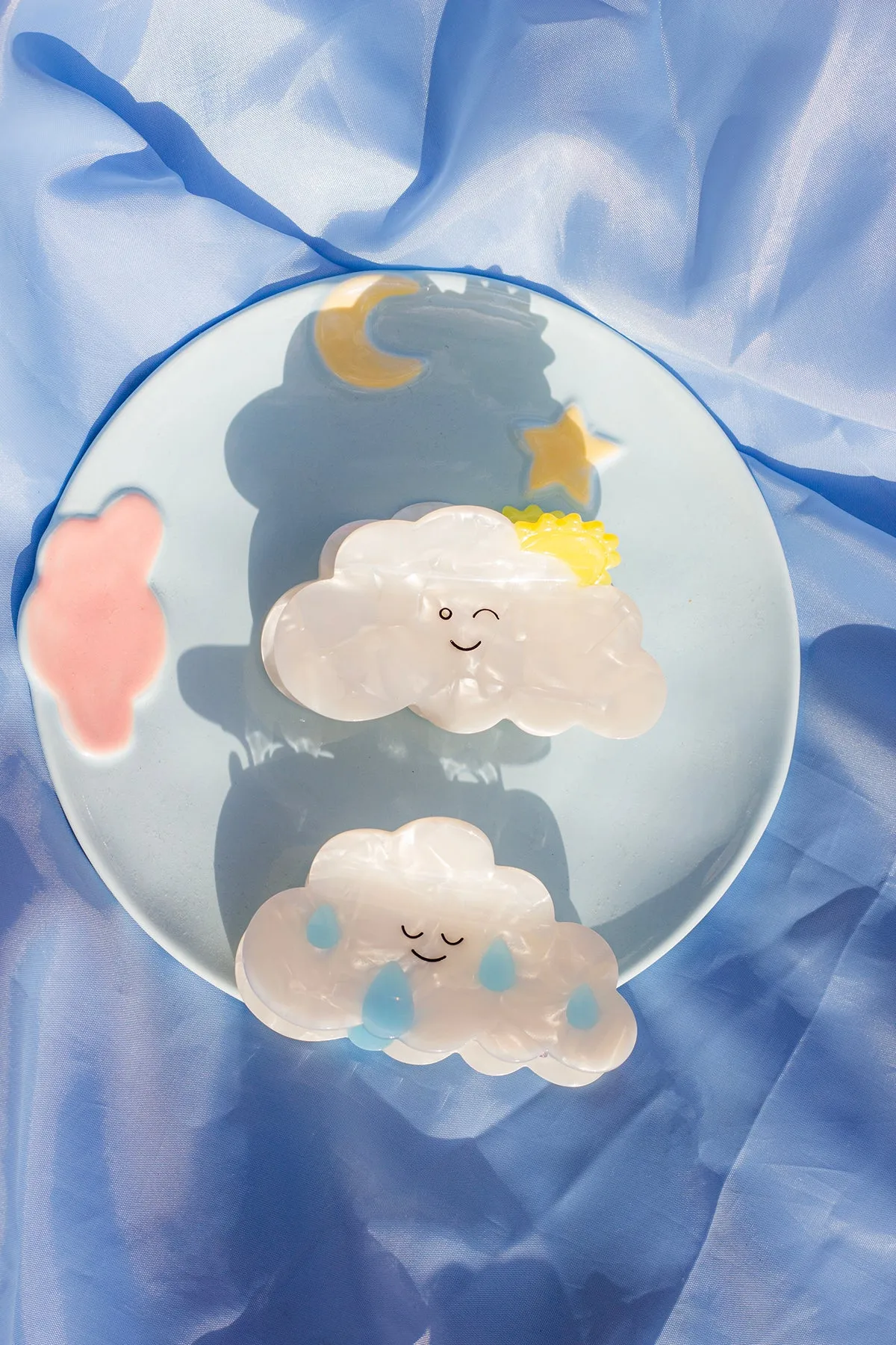 Shiny Cloud Claw Hair Clip