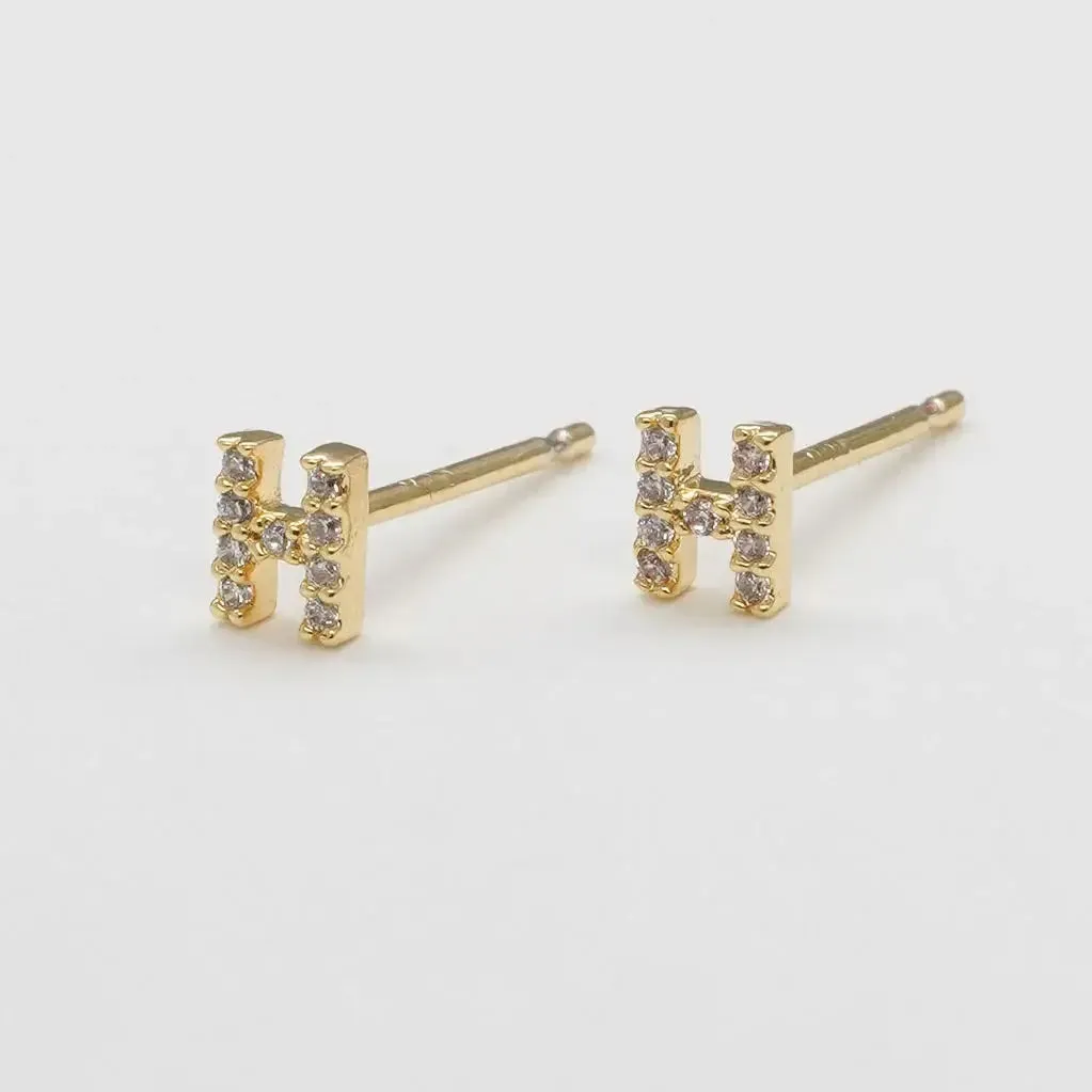 SHINY INITIAL STUD
