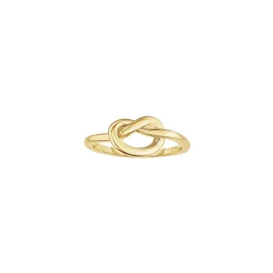 Shiny Love Knot Ring (14K)