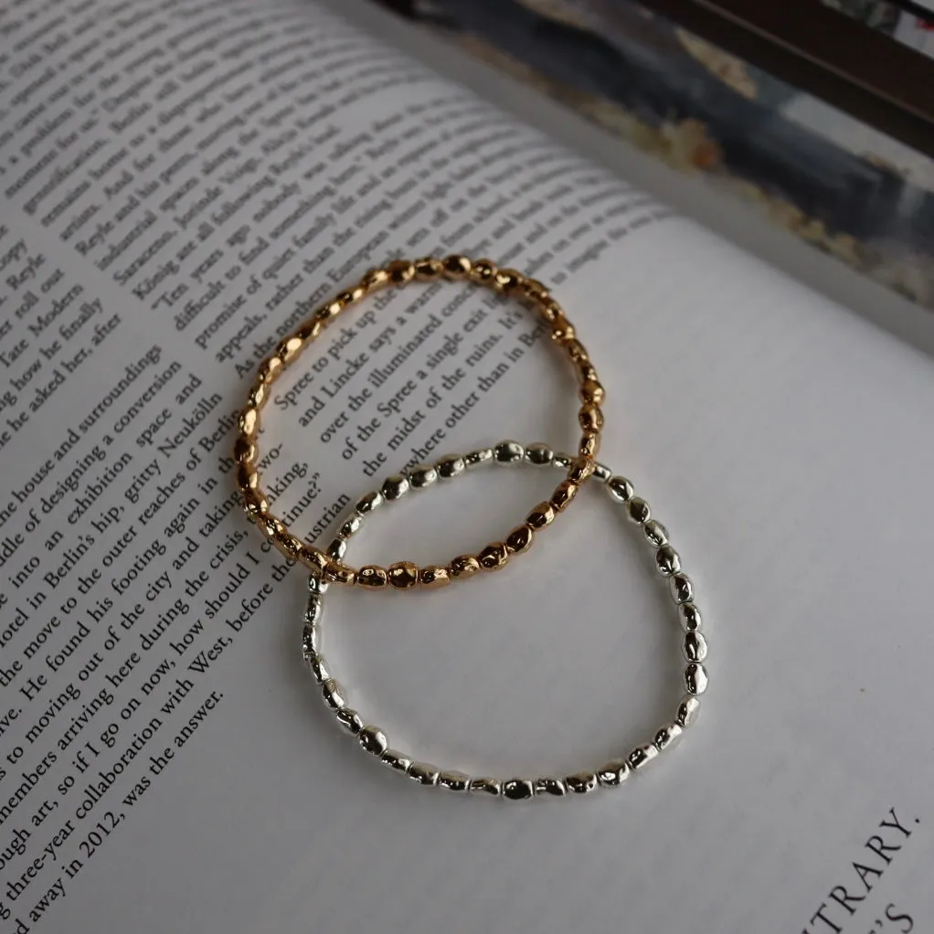 shiny pebbles bracelet