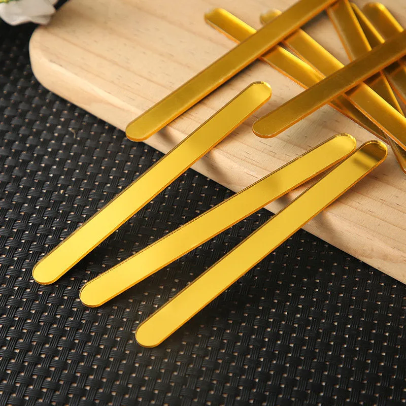 SHINY PLAIN ICE POP/CAKESICLE/LOLLIPOP STICKS (25 PCS)