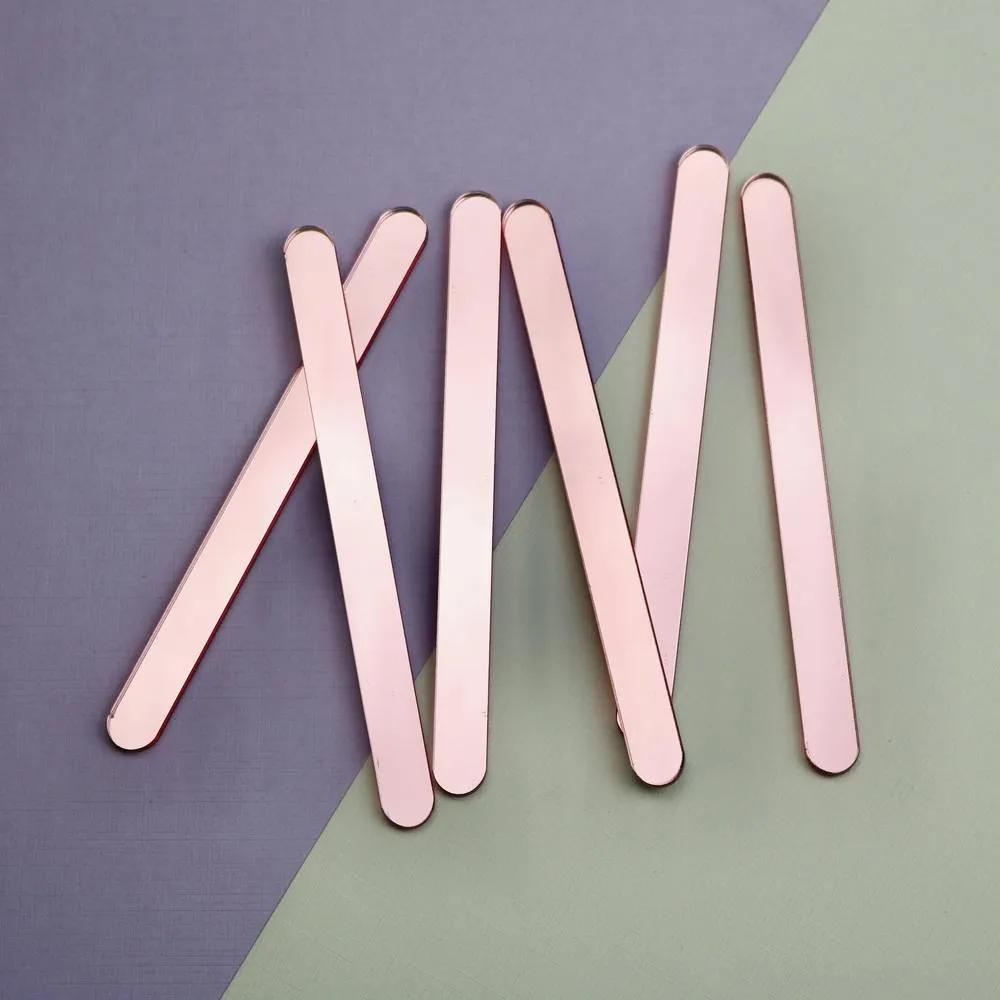 SHINY PLAIN ICE POP/CAKESICLE/LOLLIPOP STICKS (25 PCS)