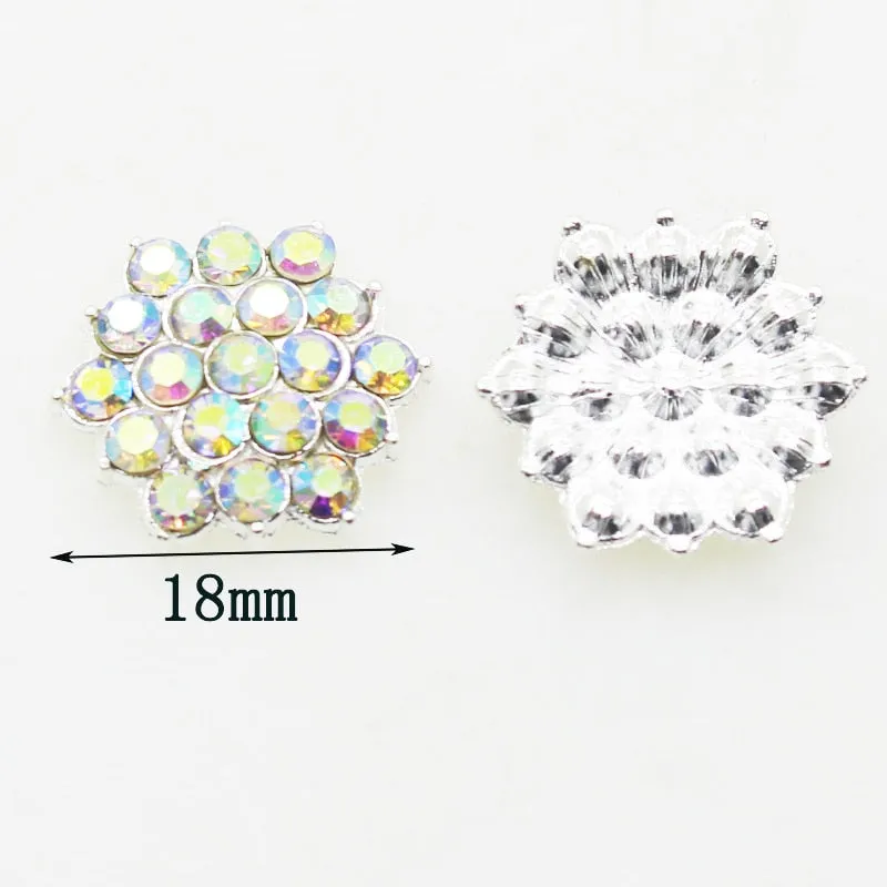 Shiny Rhinestone Pearl Floral Alloy Jewelry Accessory