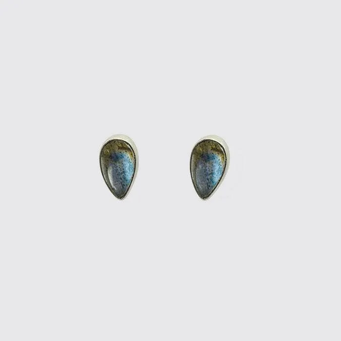 Shiny Tear Drop Studs