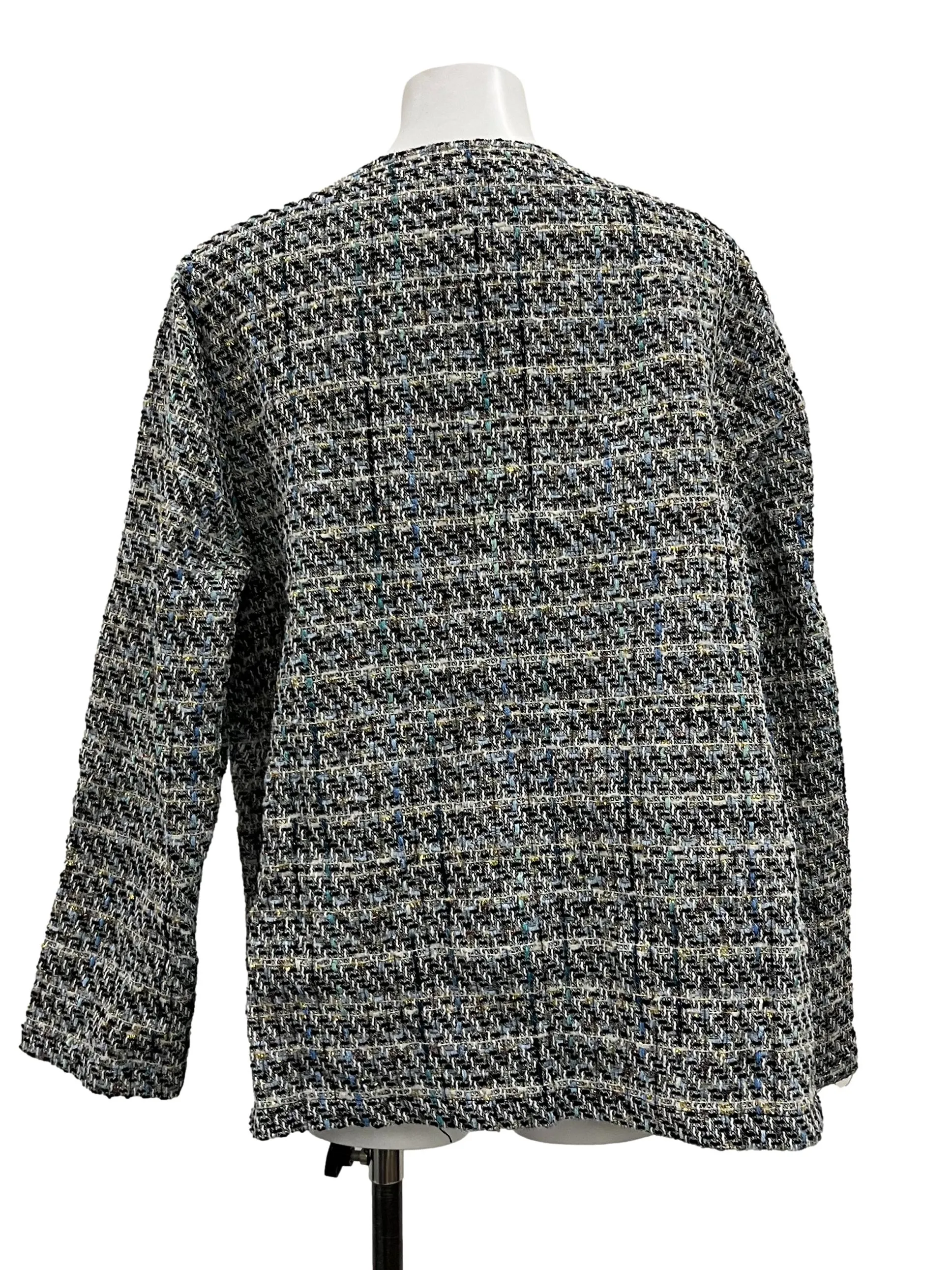 Shiny Tweed Blazer