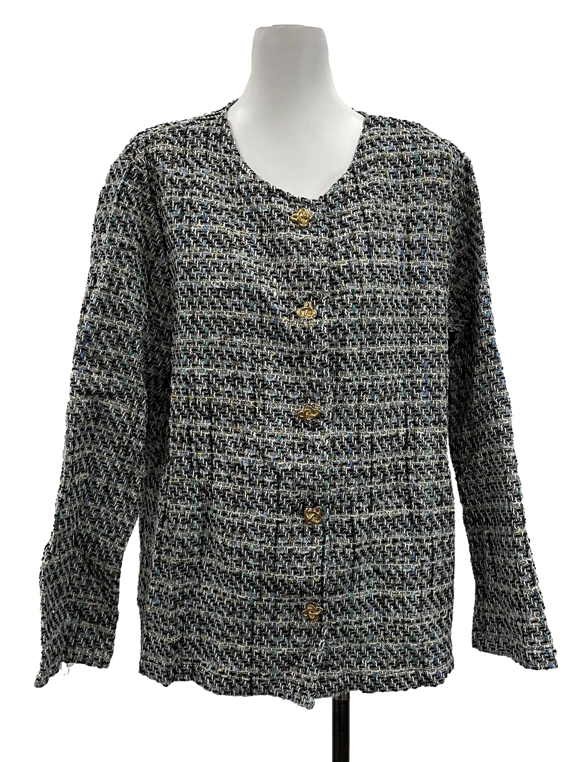 Shiny Tweed Blazer