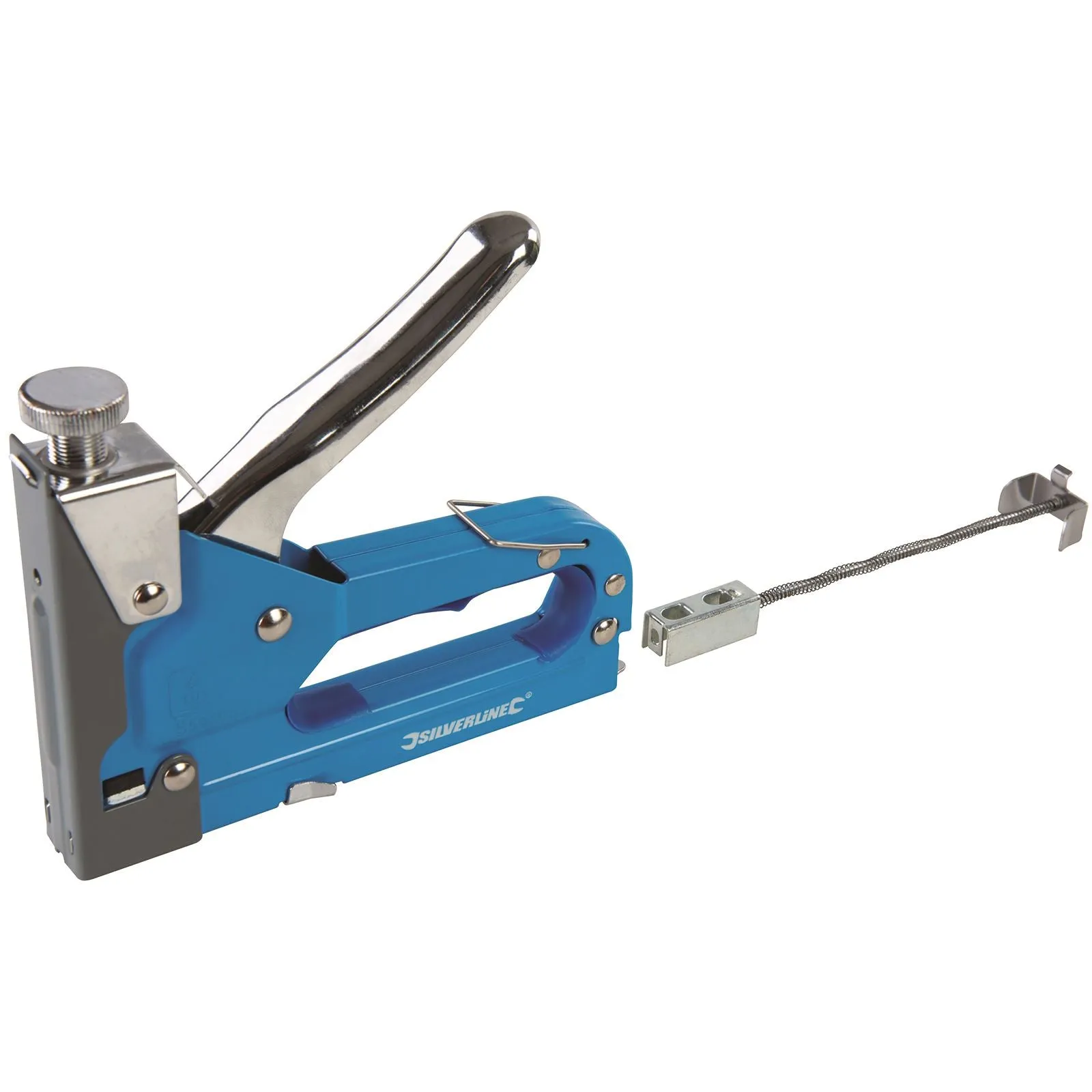 Silverline Heavy Duty 3 in 1 Staple Gun Cable Remover Tacker DIY Tool