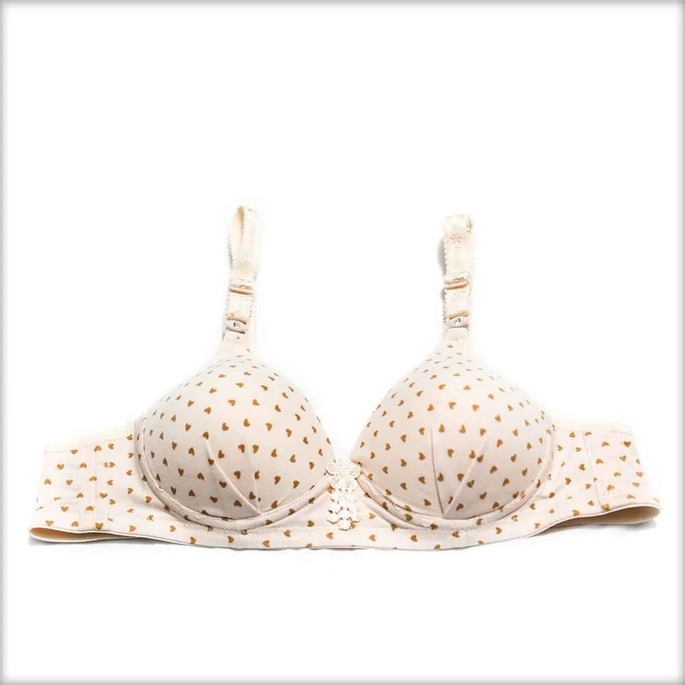 Single Padded Tea Pink Bra
