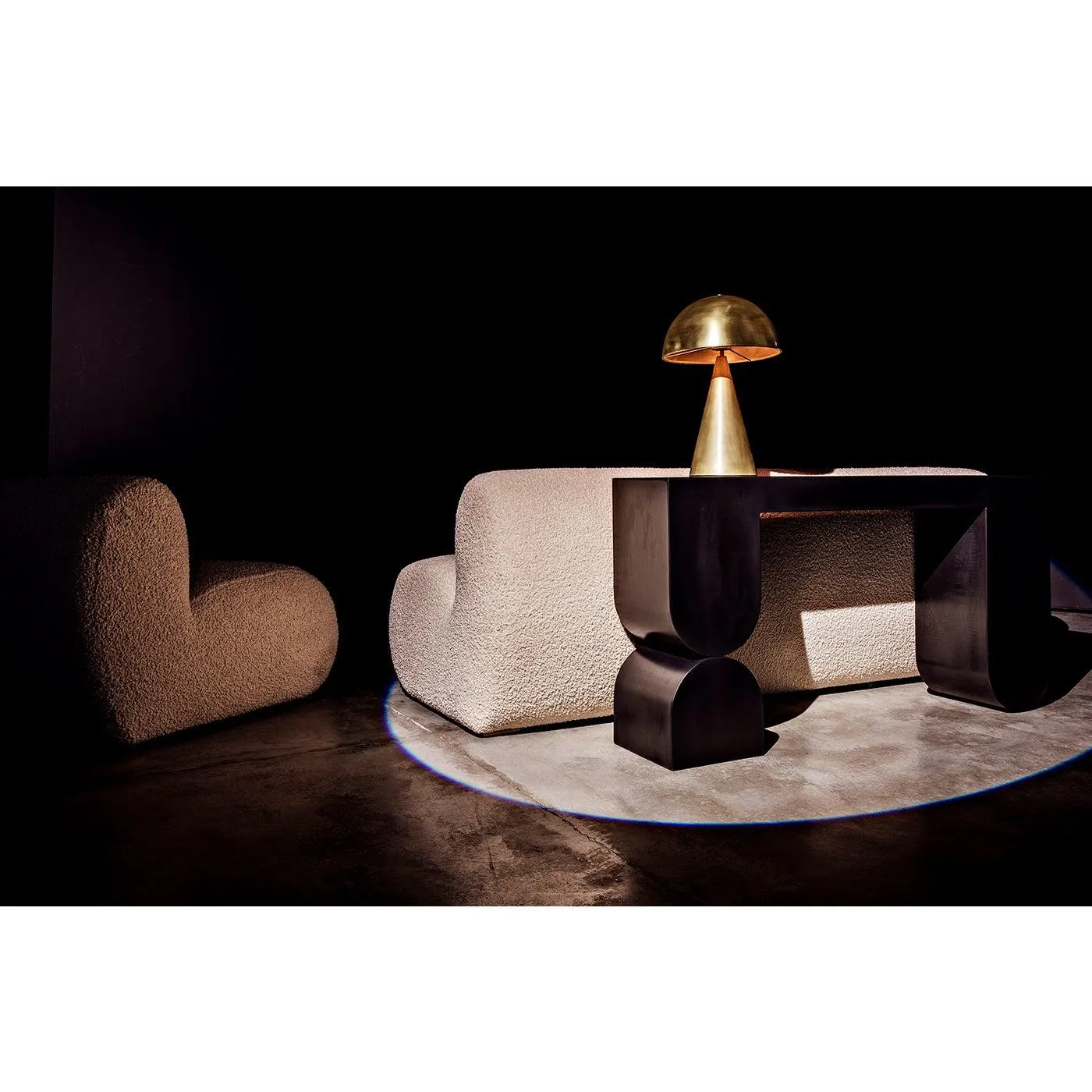 Skuba Table Lamp, Metal with Brass Finish