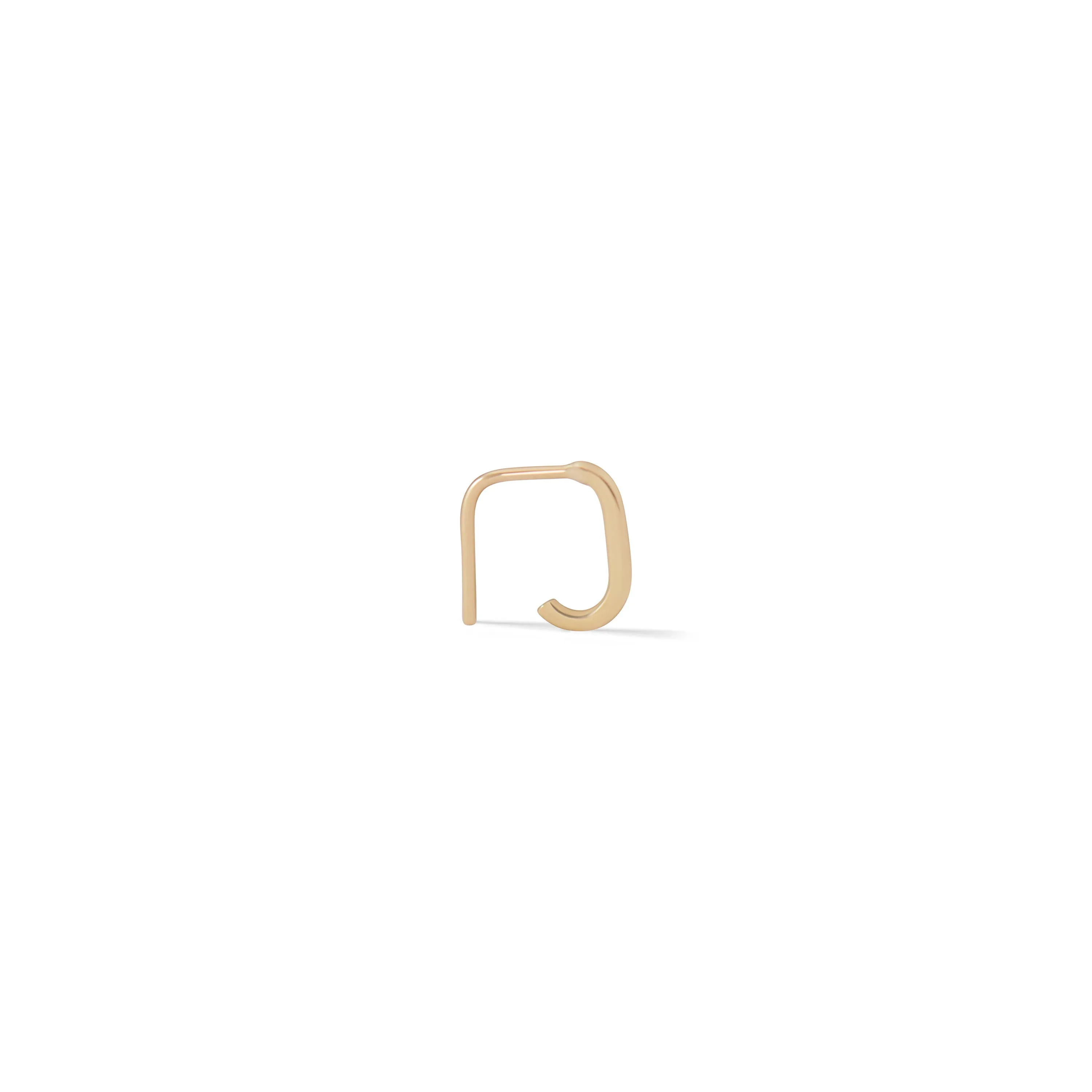 Small Paperclip Earring