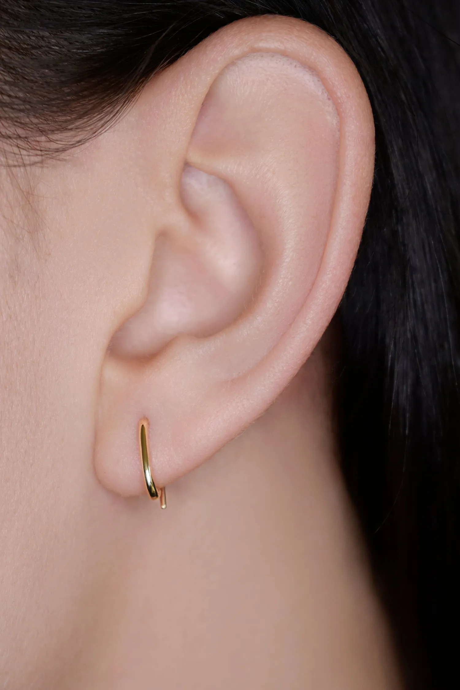 Small Paperclip Earring