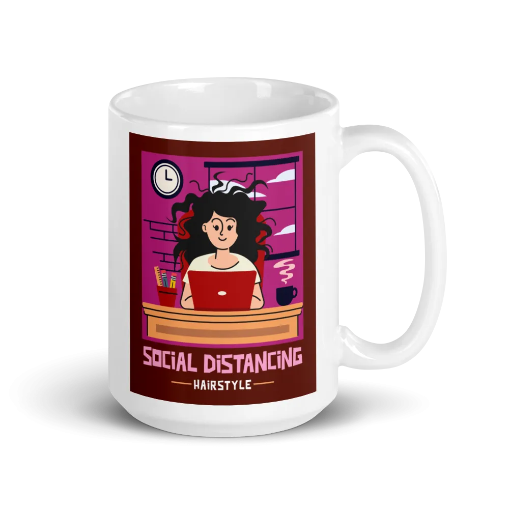 SOCIAL DISTANCING HAIRSTYLE Mug