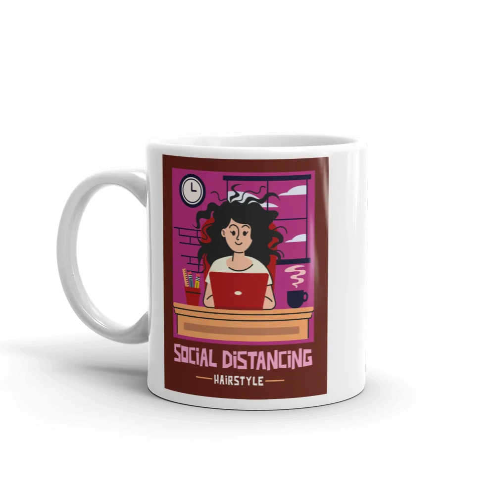 SOCIAL DISTANCING HAIRSTYLE Mug