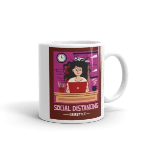 SOCIAL DISTANCING HAIRSTYLE Mug