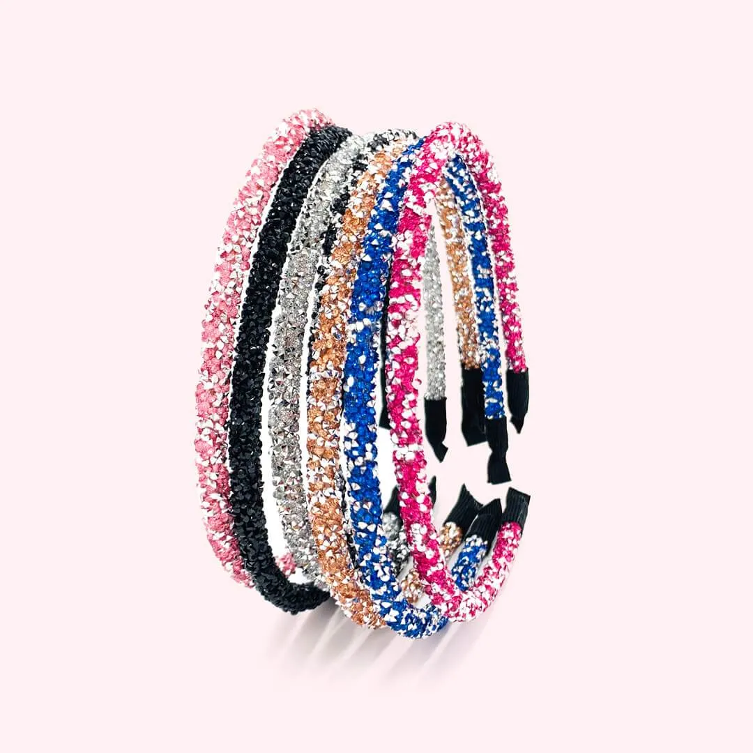 Sparkly Thin Womens Hairbands • Model Star