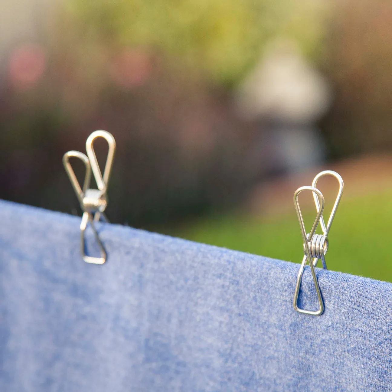 Stainless Steel Infinity Clothes Pegs 60 Pack