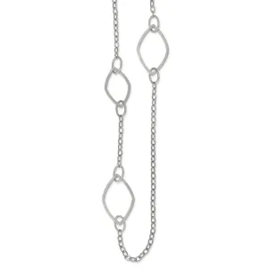 Stainless Steel Polished Fancy Link 36in Necklace