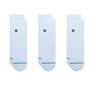 Stance - Icon Quarter 3 Pack Socks White