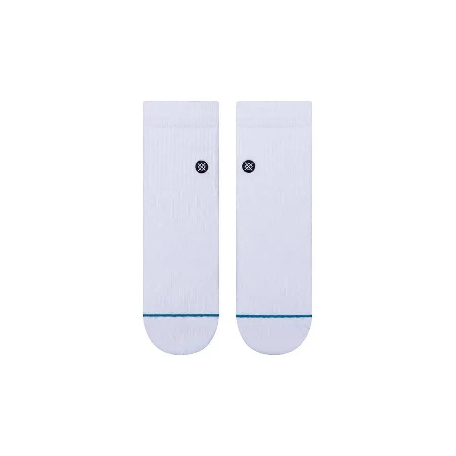Stance - Icon Quarter Socks White