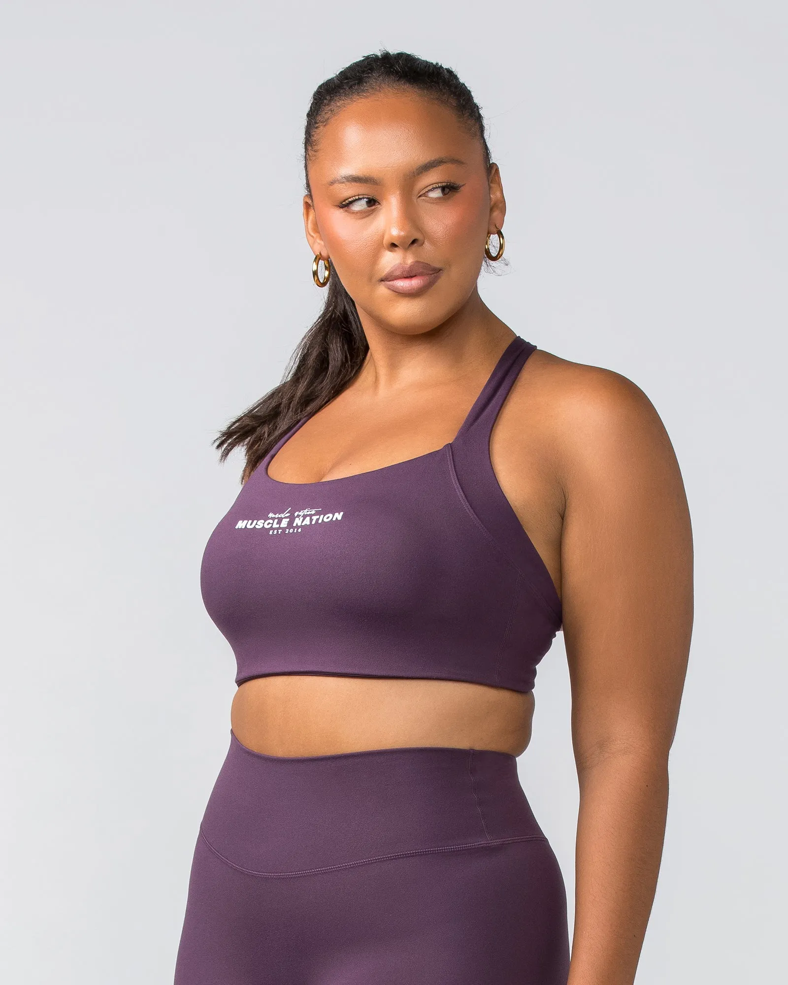Staple Bra - Midnight Plum