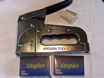 STAPLE GUN HEAVY DUTY-WITH STAPLES - BRAND NEW.