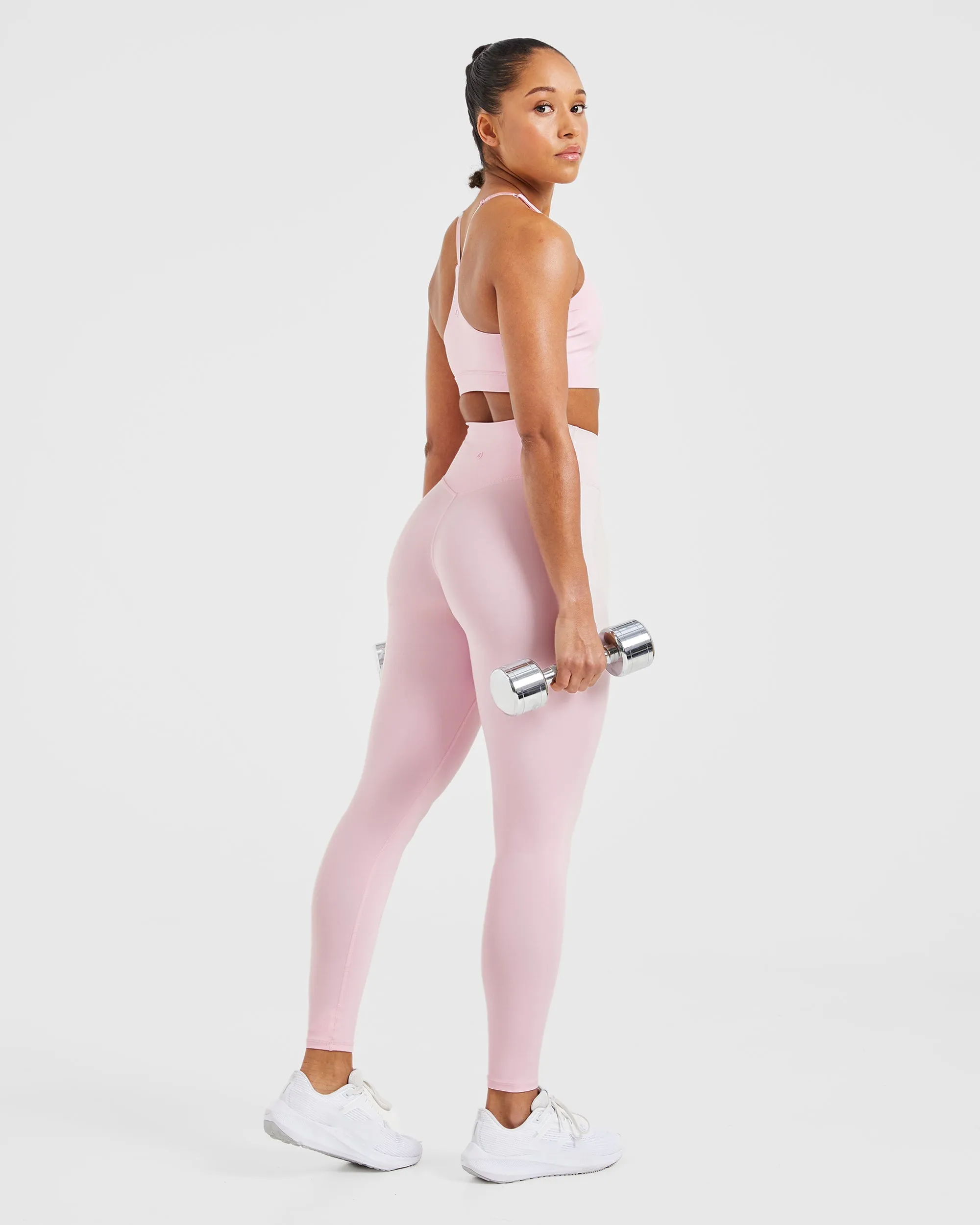 Staple Leggings - Pastel Pink