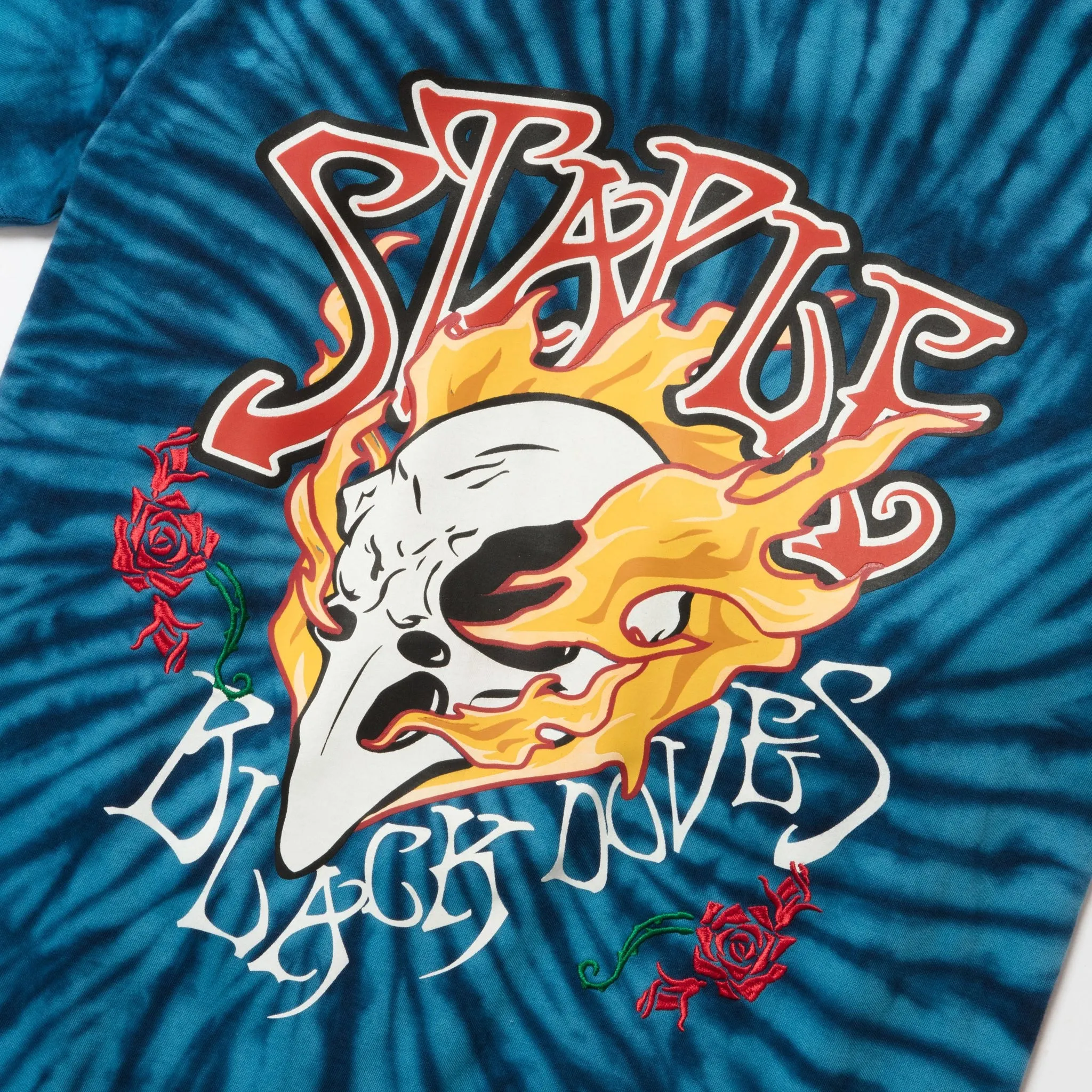Staple Pigeon Black Doves Tie Dye Tee