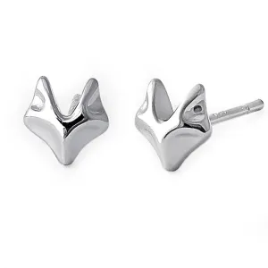 Sterling Silver Fox Earrings