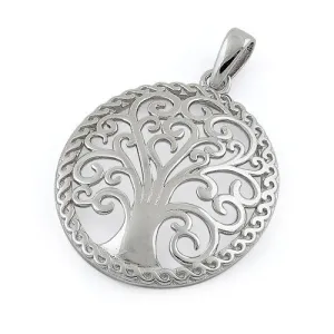 Sterling Silver Whimsic Tree of Life Pendant